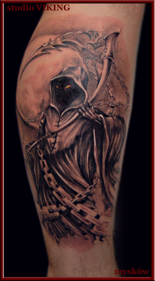 angel sleeve tattoo